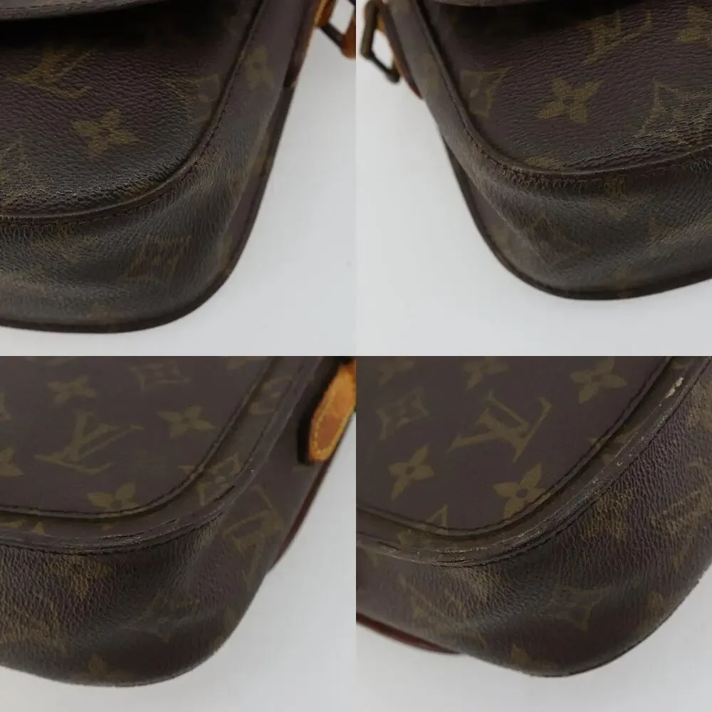 Louis Vuitton Monogram Saint Cloud PM Shoulder Bag Brown